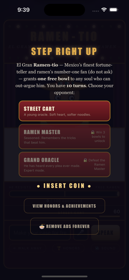The midway: choose your oracle